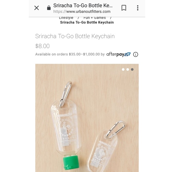 *SOLD* Sriracha Keychains, Qty 2 (Empty Bottles) - Picture 6 of 6